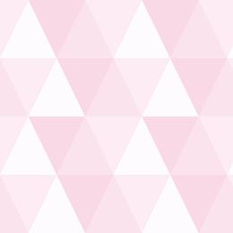 papel-de-parede-geometrico-triangulo-rosa-claro