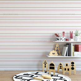 papel-de-parede-listrado-horizontal-tons-pasteis-rosa