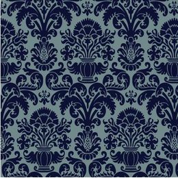 Azul Marinho Em Vintage Decoratons